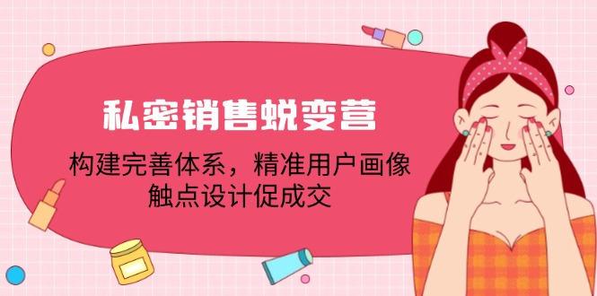 （12436期）私密销售蜕变营：构建完善体系，精准用户画像，触点设计促成交-鲁班聊项目