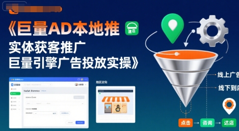 巨量AD本地推实体获客推广,巨量引擎广告投放实操-鲁班聊项目