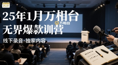 25年1月万相台无界爆款特训营线下录音-鲁班聊项目