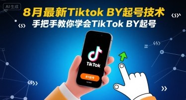 8月最新Tiktok搬运起号技术，手把手教你学会TikTok搬运起号-鲁班聊项目