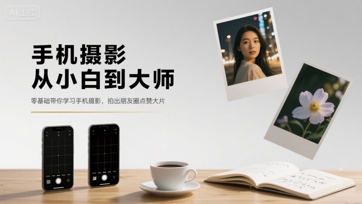 手机摄影从小白到大师，零基础带你学习手机摄影，拍出朋友圈点赞大片-鲁班聊项目
