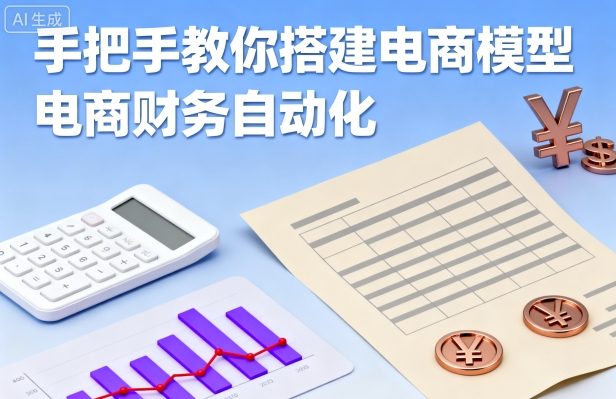手把手教你搭建电商模型-电商财务自动化-鲁班聊项目