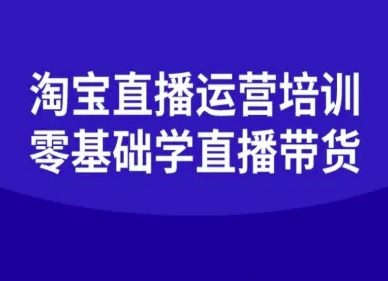 淘宝直播运营培训-零基础学会直播卖货-鲁班聊项目