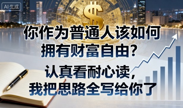 付费文章：你作为普通人该如何拥有财富自由？认真看耐心读，我把思路全写给你了-鲁班聊项目