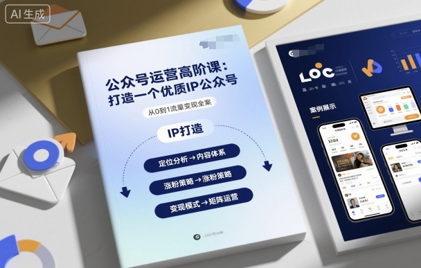公众号运营高阶课，打造一个优质IP公众号-鲁班聊项目