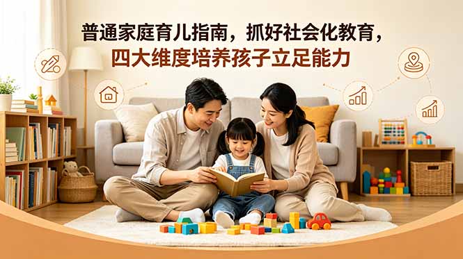 付费文章:普通家庭育儿指南,抓好社会化教育,四大维度培养孩子立足能力-鲁班聊项目