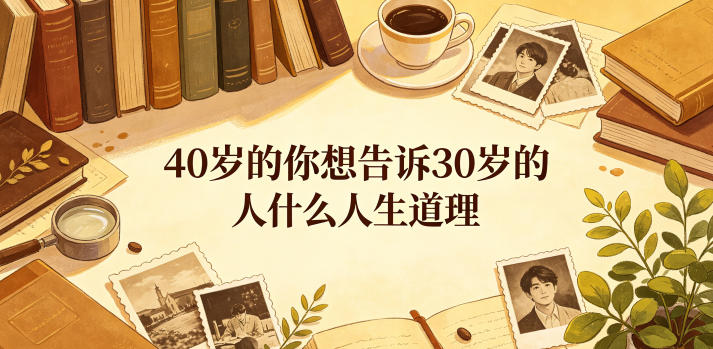 公众号付费文章:40岁的你想告诉30岁的人什么人生道理?-鲁班聊项目