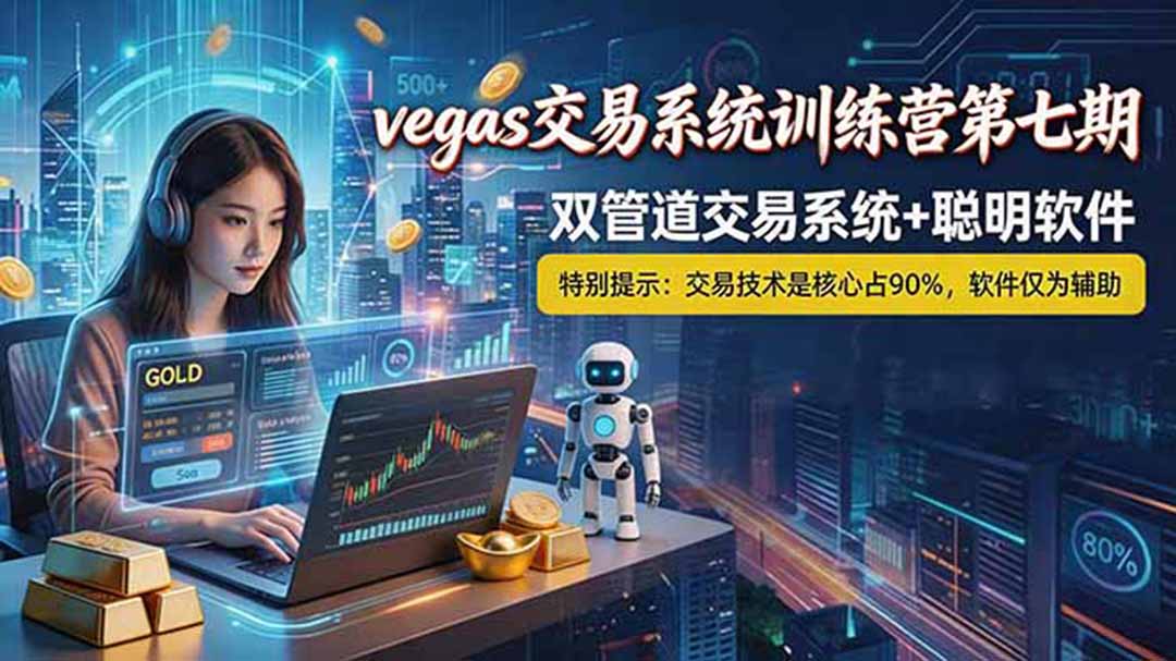 【海外美金AI搬砖】Vegas交易技术+聪明软件, 黄金期货日赚50-1000U, 长期稳定,小白轻松上手-鲁班聊项目