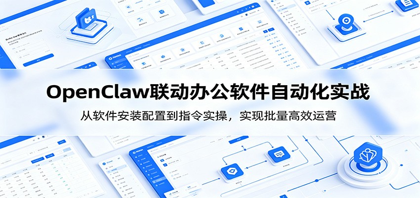 OpenClaw自动化实操课:从软件安装配置到指令实操,实现批量高效运营-鲁班聊项目