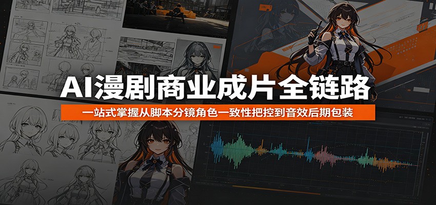AI漫剧商业成片全链路：一站式掌握从脚本分镜角色一致性把控到音效后期包装-鲁班聊项目