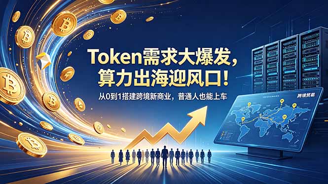 Token需求大爆发,算力出海迎风口!从0到1搭建跨境新商业,普通人也能上车-鲁班聊项目