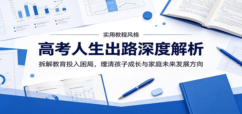 高考人生出路深度解析:拆解教育投入困局,理清孩子成长与家庭未来发展方向-鲁班聊项目