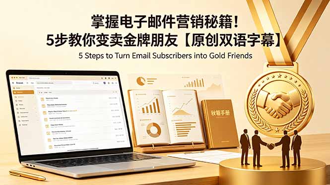 掌握电子邮件营销秘籍!5步教你变卖金牌朋友【原创双语字幕】-鲁班聊项目