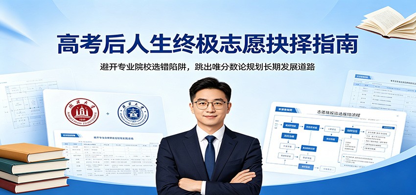 高考后人生终极志愿抉择指南：避开专业院校选错陷阱，跳出唯分数论规划长期发展道路-鲁班聊项目